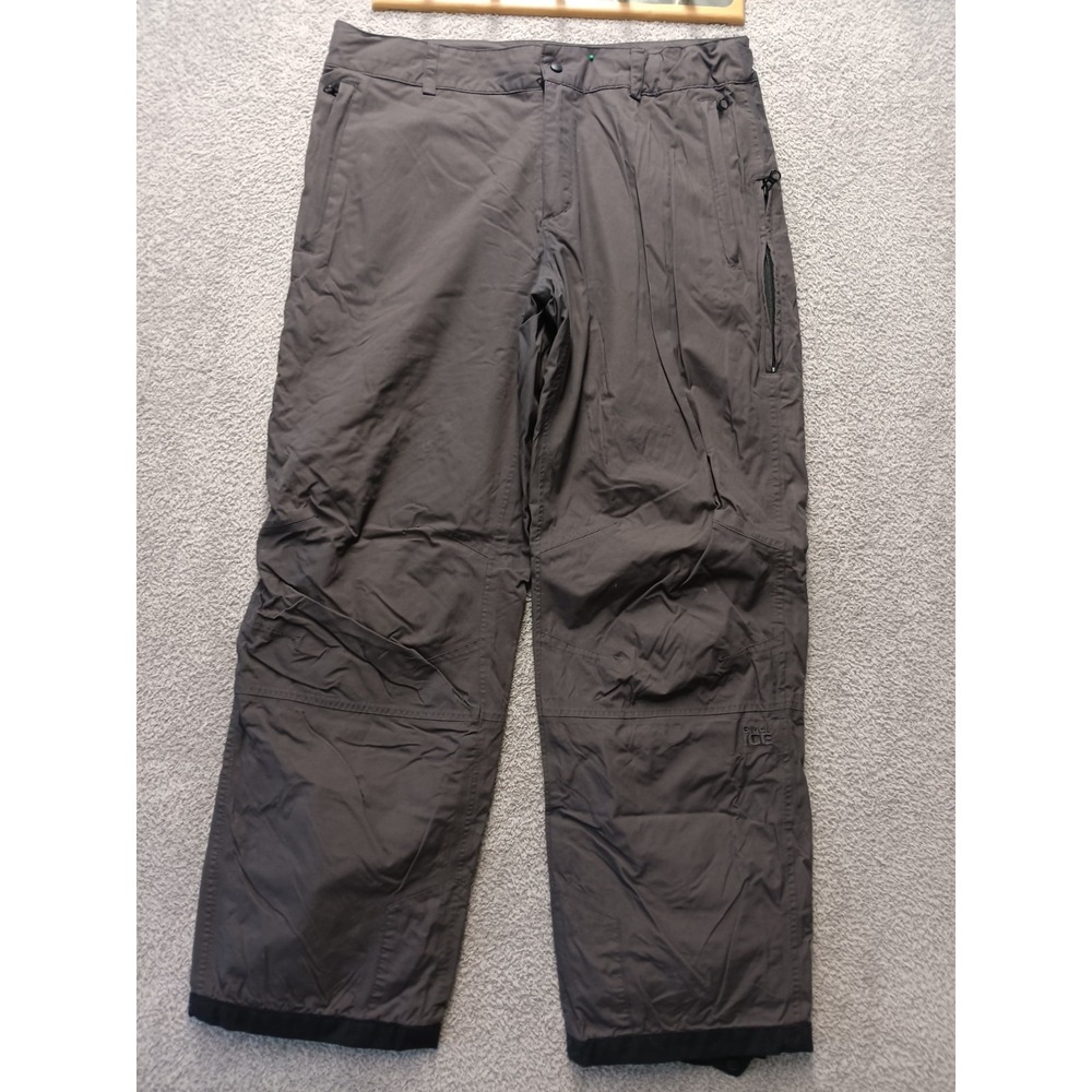 Black Ice Women's Lined Snow Ski Pants Black Size Large L Winter Outdoor